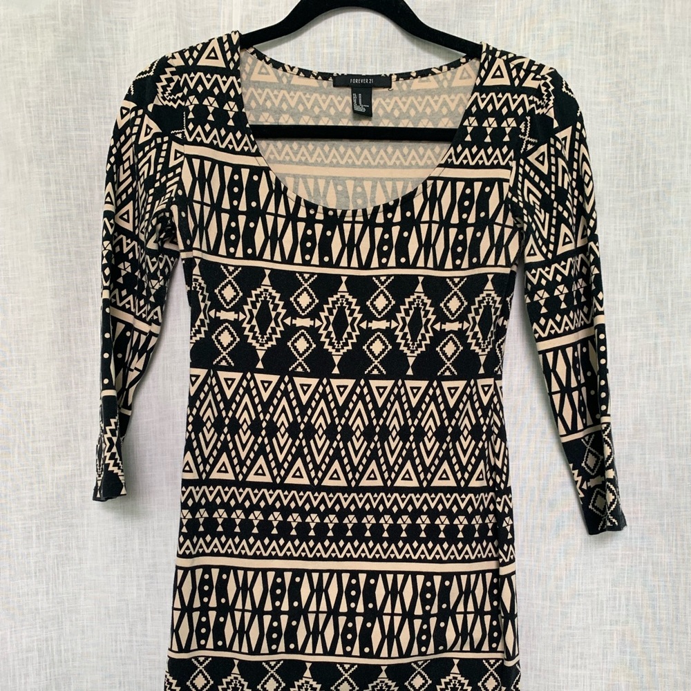 🆕 Tribal Bodycon Dress Forever 21
